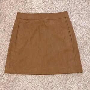 J. Crew Tan Mini Skirt